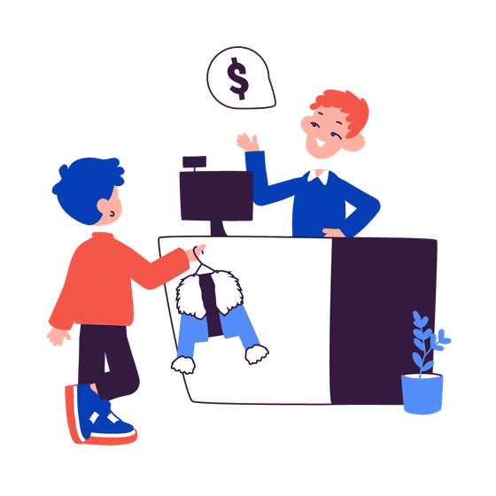 Clothing Shop Illustrations Animated Illustrations