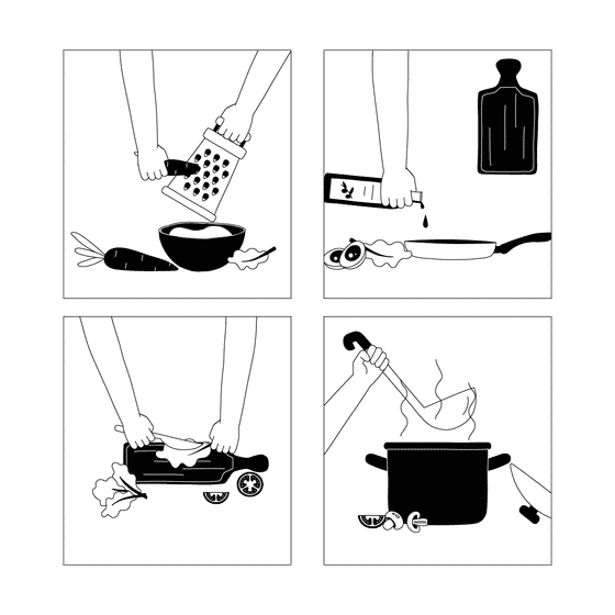 Cooking Illustrations Illustrations