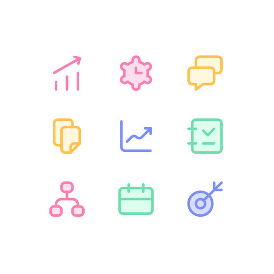 Business System Icons Icons