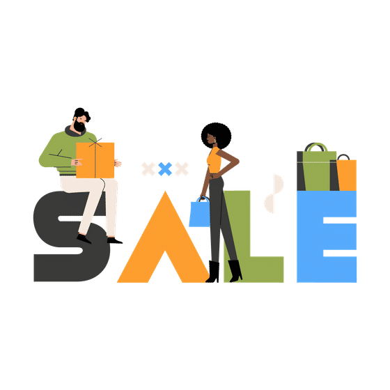 Shopping and Retail Illustrations Illustrations