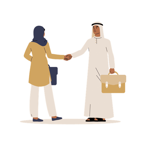 Business and Partnership Illustrations Illustrations