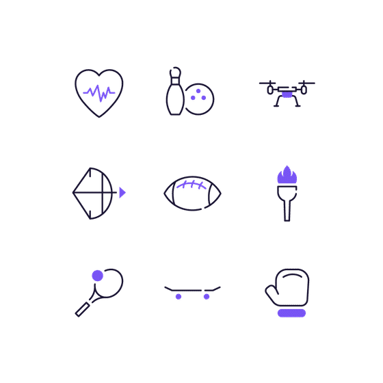 Sport Icons Animated Icons