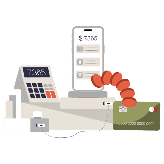 Crypto Token Illustrations Illustrations