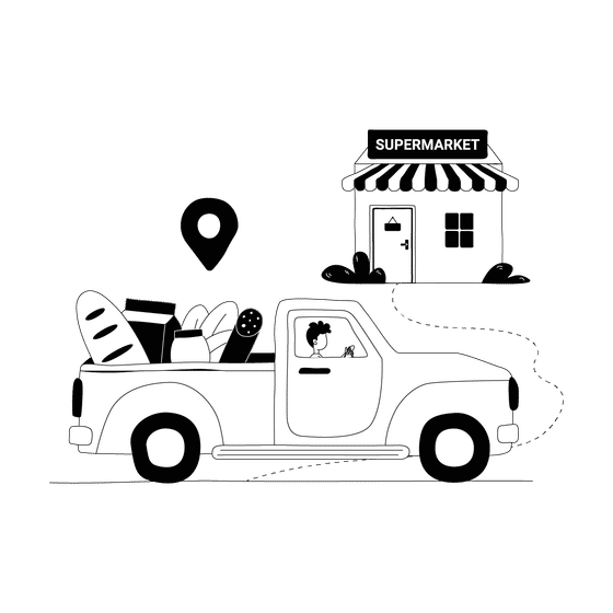 Food Delivery Illustrations Illustrations