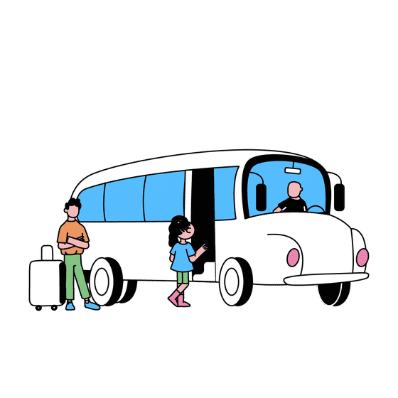 Urban Transit Illustrations Animated Illustrations