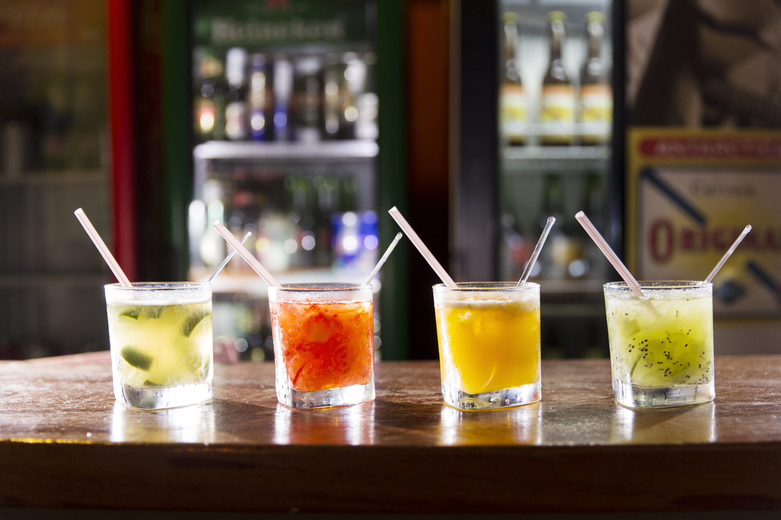 Caipirinhas at the Coisas di Boteco, Piracicaba, Brazil.