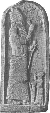 Abb. 1: Die Siegesstele Asarhaddons