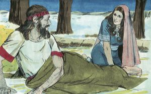 Bibel Illustrationen - Ruth 3