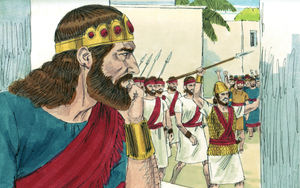 Bibel Illustrationen - 1. Samuel 18
