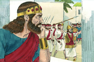 Bibel Illustrationen - 1. Samuel 18