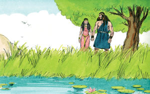 Bibel Illustrationen - Richter 16