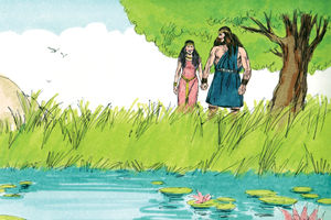 Bibel Illustrationen - Richter 16