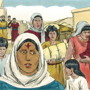 Bibel Illustrationen - Esra 10
