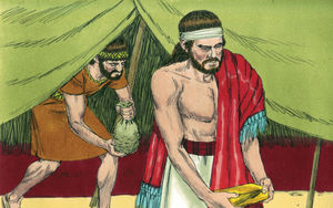 Bibel Illustrationen - Josua 7