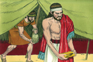 Bibel Illustrationen - Josua 7
