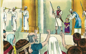 Bibel Illustrationen - 2. Könige 11