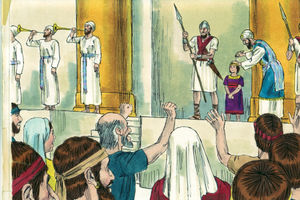 Bibel Illustrationen - 2. Könige 11