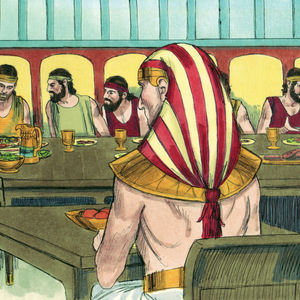 Bibel Illustrationen - Genesis 43