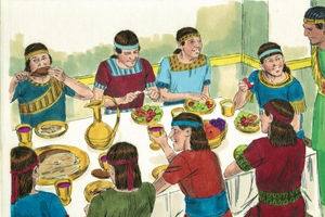 Bibel Illustrationen - Daniel 1