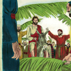 Bibel Illustrationen - Markus 11