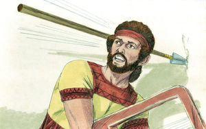 Bibel Illustrationen - 1. Samuel 19