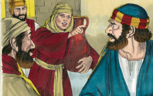 Petrus verleugnet Jesus