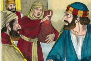 Petrus verleugnet Jesus