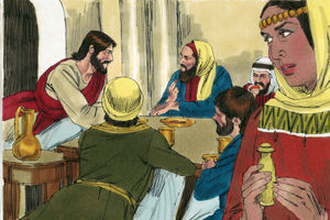 Bibel Illustrationen - Markus 14