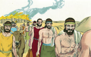Bibel Illustrationen - Josua 8