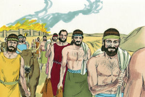 Bibel Illustrationen - Josua 8