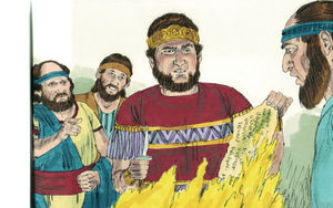 Bibel Illustrationen - Jeremia 36