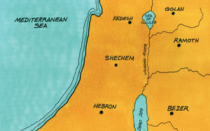 Bibel Illustrationen - Josua 21