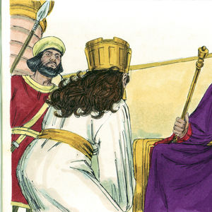 Bibel Illustrationen - Esther 5