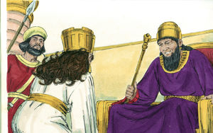 Bibel Illustrationen - Esther 5