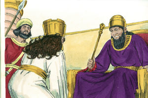 Bibel Illustrationen - Esther 5