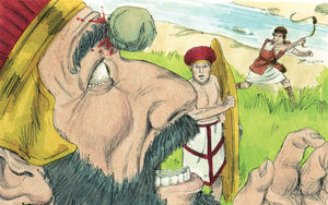 Bibel Illustrationen - 1. Samuel 17