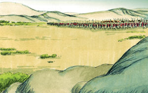 Bibel Illustrationen - 1. Chronik 19