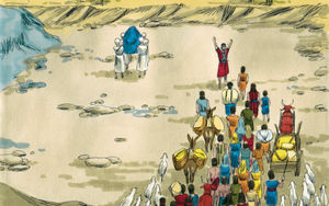 Bibel Illustrationen - Josua 3