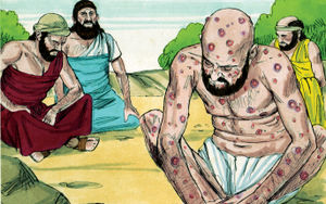 Bibel Illustrationen - Hiob 2