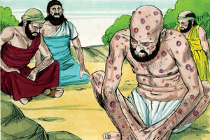 Bibel Illustrationen - Hiob 2