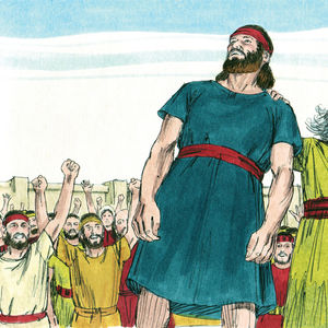 Bibel Illustrationen - 1- Samuel 11