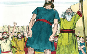 Bibel Illustrationen - 1- Samuel 11
