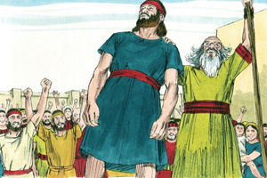 Bibel Illustrationen - 1- Samuel 11
