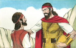 Bibel Illustrationen - 1. Samuel 26