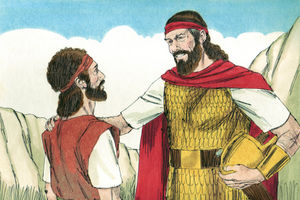 Bibel Illustrationen - 1. Samuel 26