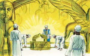 Bibel Illustrationen - 2. Chronik 3