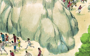 Bibel Illustrationen - 1. Samuel 23