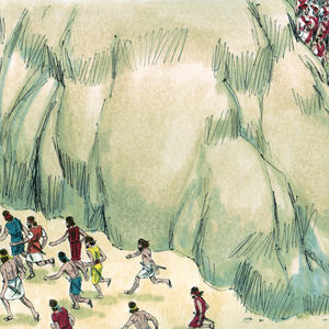 Bibel Illustrationen - 1. Samuel 23