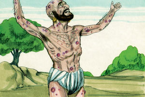 Bibel Illustrationen - Hiob 16