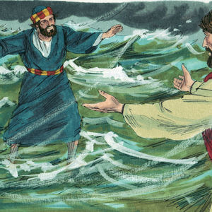 Bibel Illustrationen - Matthäus 14